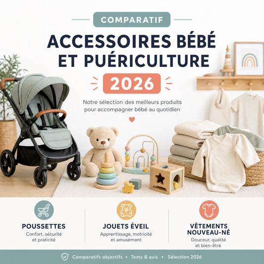 Poussette, vêtements, jouets bébé : le comparatif ultime pour choisir sans se tromper en 2026