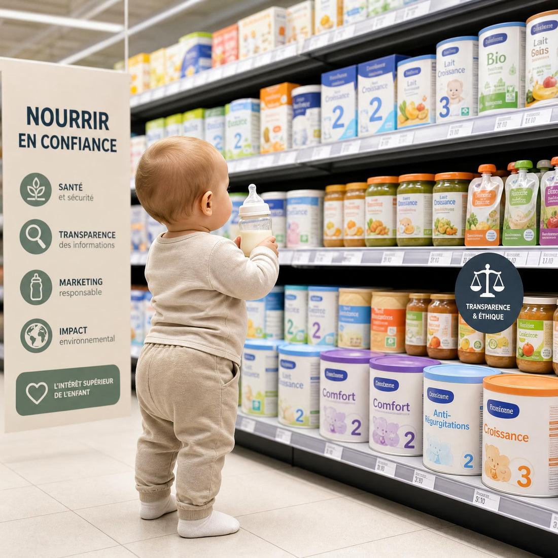 Alimentation bébé, industrie & société : ce que personne ne vous dit vraiment