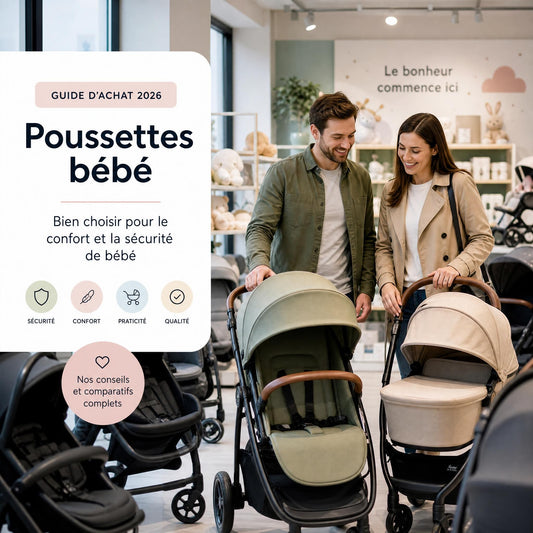 Poussette, vêtements, jouets : le grand comparatif pour choisir les meilleurs accessoires bébé en 2026