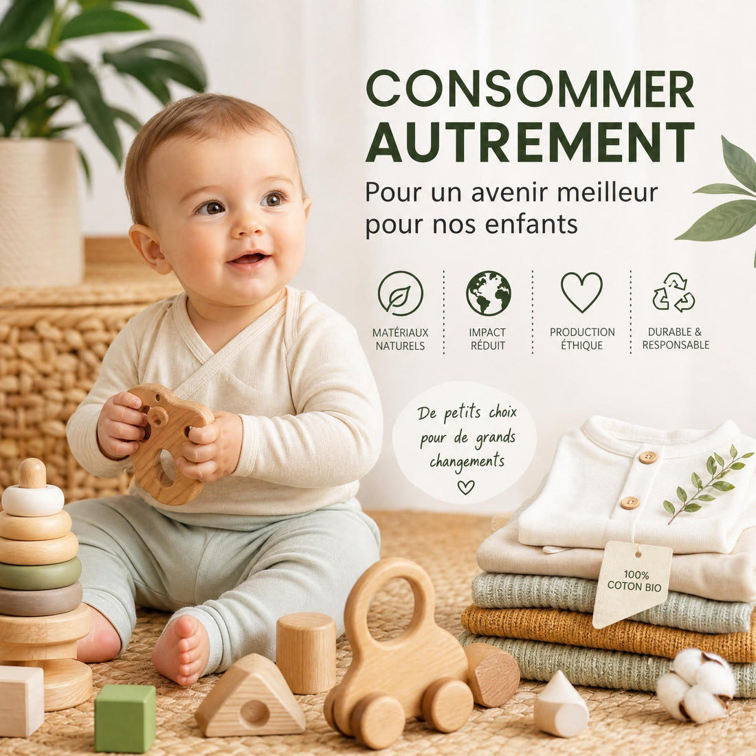 Jouets bébé, vêtements enfant & chambre bébé : ce que nos achats font vraiment à la société