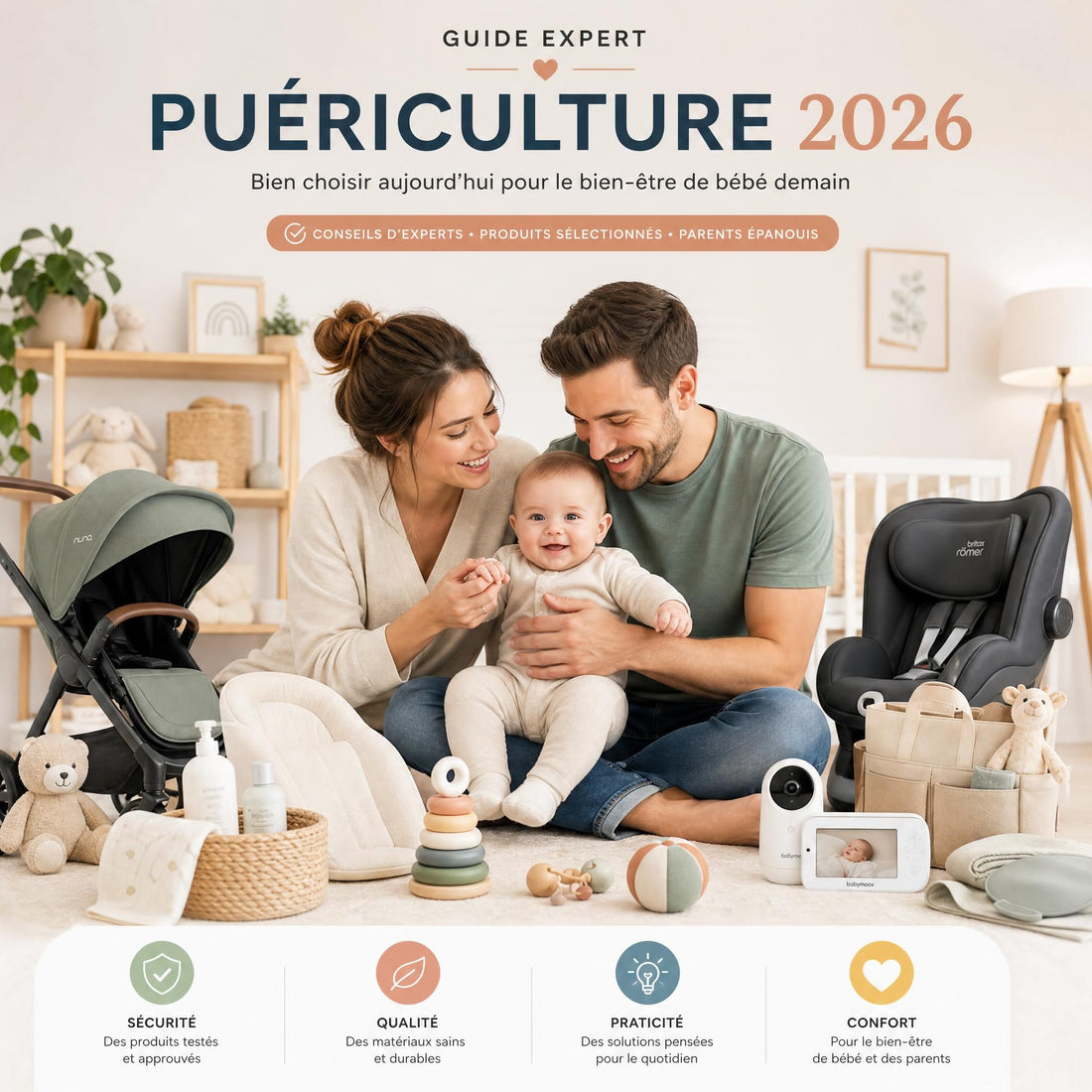 Puériculture : techniques avancées & meilleures pratiques pour équiper bébé sans faux pas