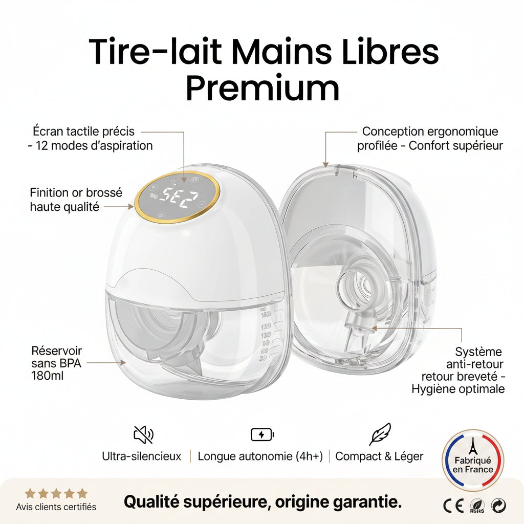 Tire‑lait électrique portable Bébé