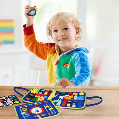 Planche d'Activités Montessori FLOKY – Jouet Éducatif 2-5 ans
