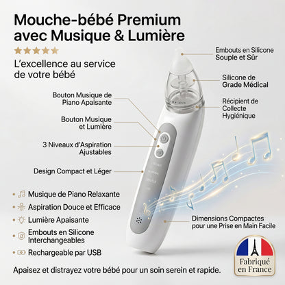 Aspirateur Nasal Électrique Bébé