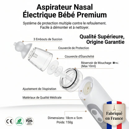 Aspirateur Nasal Électrique Bébé
