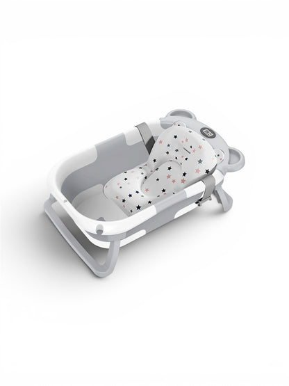 Baignoire Bébé Pliante avec Thermomètre Intégré
