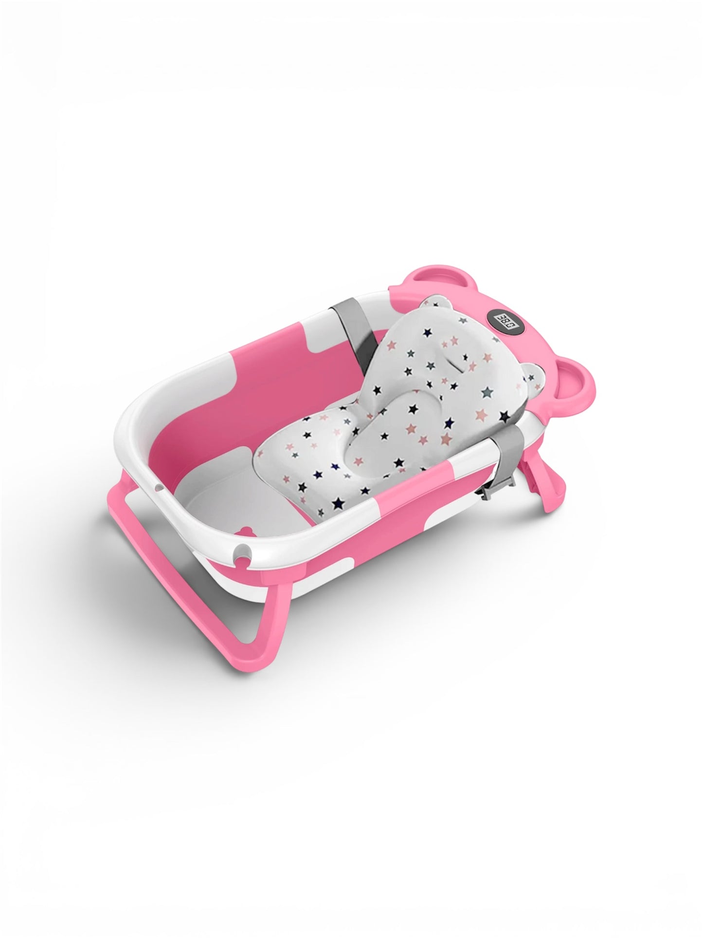 Baignoire Bébé Pliante avec Thermomètre Intégré